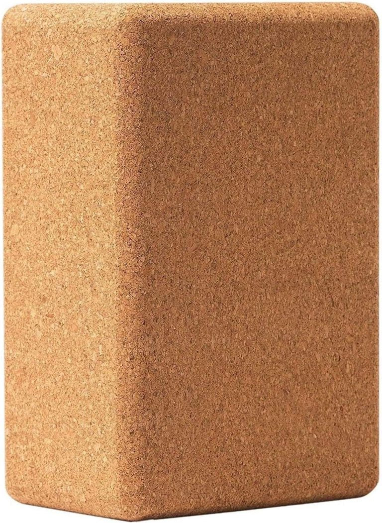 Treviox Non-Slip Natural Cork Yoga Blocks Lightweight & Durable