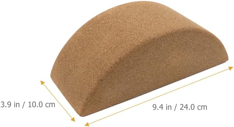 Treviox Cork Yoga Block High Density Natural Support for Pilates
