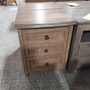 clearance tuscany live edge nightstand