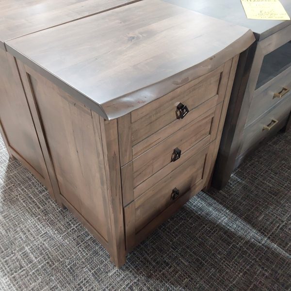 clearance tuscany live edge nightstand