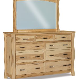 reno 9 drawer dresser w/ optional mirror