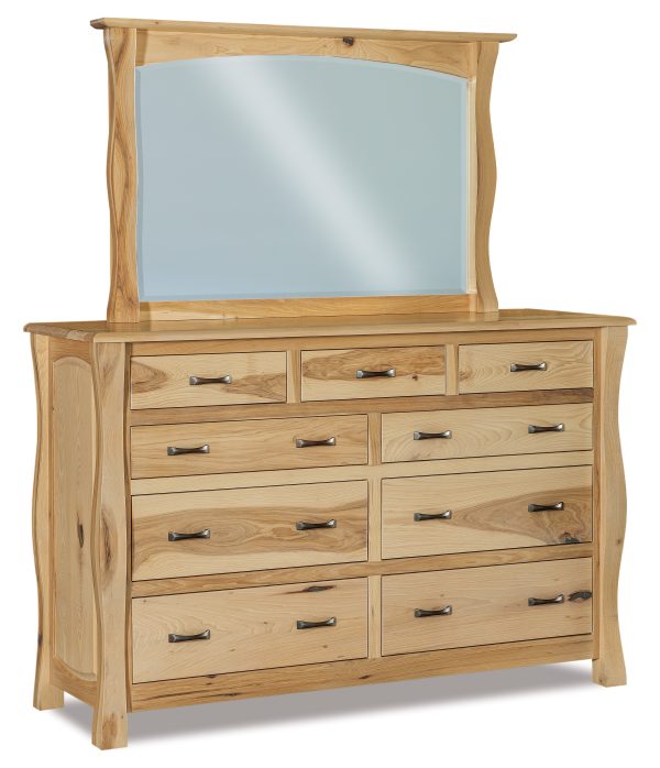 reno 9 drawer dresser w/ optional mirror