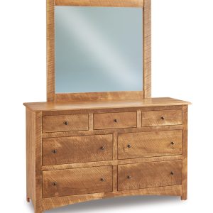 troy 7 drawer dresser w/ optional mirror