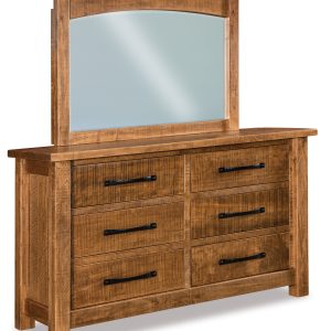 vogen 6 drawer dresser w/ optional mirror