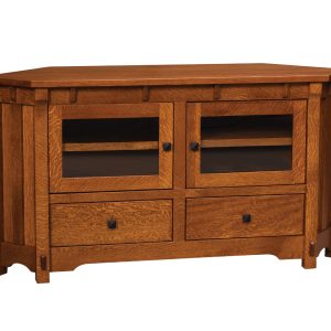 manitoba 61" corner tv console