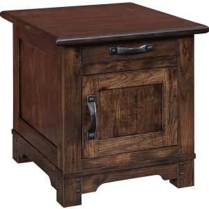 signature farmhouse enclosed end table