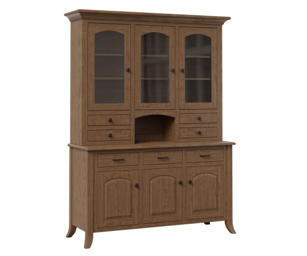 sunflower 3 door hutch & buffet