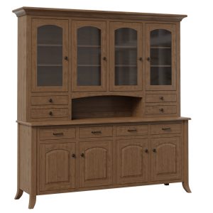 sunflower 4 door hutch & buffet