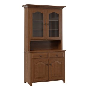 traditional 2 door hutch & buffet