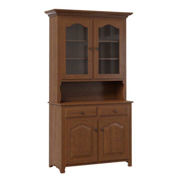 traditional 2 door hutch & buffet
