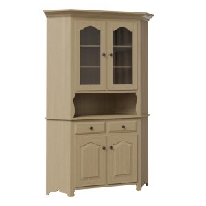 traditional 38" corner hutch