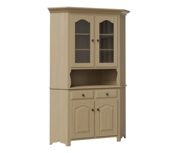 traditional 38" corner hutch
