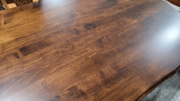 clearance xander live edge trestle table